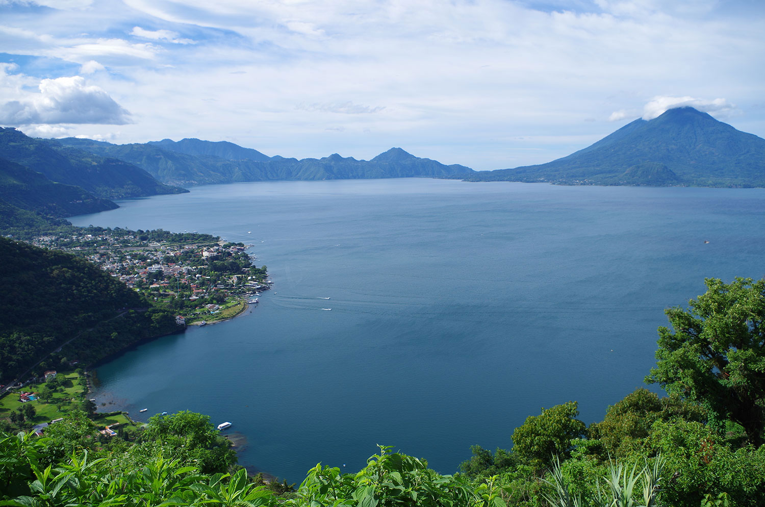 Lake Atitlán panoramic view