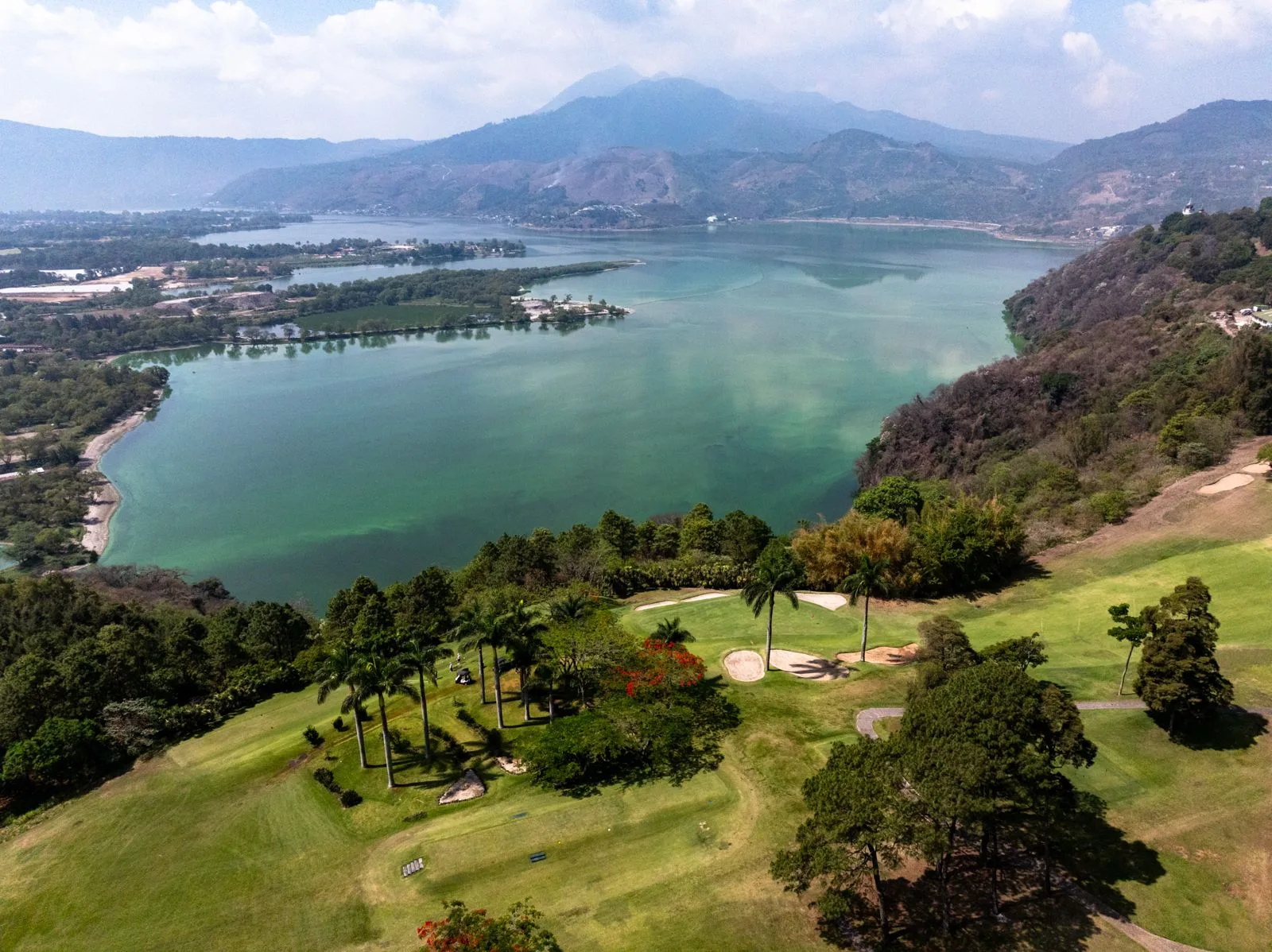 Aerial view of Mayan Golf Course